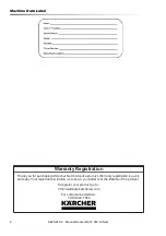 Preview for 2 page of Kärcher Sensor Bp Operating Instructions Manual