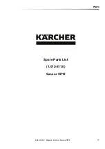 Предварительный просмотр 45 страницы Kärcher Sensor XP12 Operating Instructions Manual