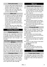 Preview for 9 page of Kärcher SG 4/4 CA Original Instructions Manual