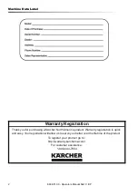 Preview for 2 page of Kärcher SG1 C BP Operating Instructions Manual