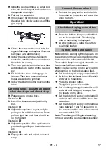 Preview for 17 page of Kärcher SGG 1 Manual