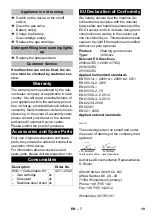 Preview for 19 page of Kärcher SGG 1 Manual