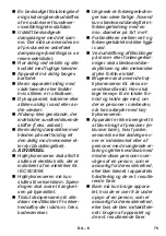 Preview for 75 page of Kärcher SV 7 Manual