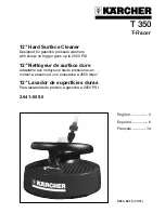 Preview for 1 page of Kärcher T 350 Owner'S Manual