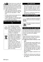 Preview for 22 page of Kärcher T 9/1 Bp Manual