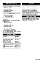 Preview for 71 page of Kärcher T 9/1 Bp Manual