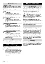 Preview for 6 page of Kärcher T-Racer T 400 Plus Manual