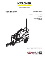 Kärcher Trailer HDS Series Operator'S Manual preview