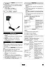 Preview for 43 page of Kärcher VC 4s Cordless Instructions Manual