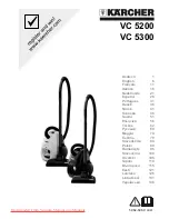 Предварительный просмотр 1 страницы Kärcher VC 5300 User Manual