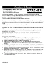 Предварительный просмотр 48 страницы Kärcher VCN 3 Operator'S Manual