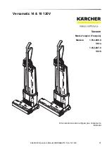 Предварительный просмотр 31 страницы Kärcher Versamatic 14 1.012-606.0 Operating Instructions Manual