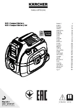 Kärcher WD 1 Compact Battery Manual preview