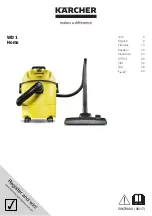 Kärcher WD 1 Home Manual предпросмотр