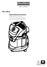 Kärcher WD 3 Deluxe Operating Instructions Manual предпросмотр