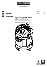 Предварительный просмотр 1 страницы Kärcher WD 3 P Operating Instructions Manual