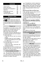 Preview for 10 page of Kärcher WD 4.200 Operating Instructions Manual