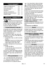 Preview for 77 page of Kärcher WD 4.200 Operating Instructions Manual