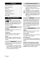 Preview for 2 page of Kärcher Winner 11 Operating Instructions Manual