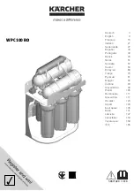 Kärcher WPC 100 RO Manual preview