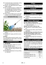 Preview for 4 page of Kärcher WR 10 Manual