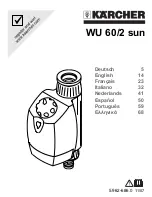 Kärcher WU 60/2 sun Instructions Manual preview