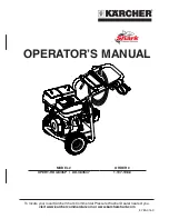 Preview for 1 page of Kärcher Xpert-HD 3.8/35p Operator'S Manual