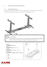 Предварительный просмотр 8 страницы KARE design Tavola Office Assembly And Operating Instruction