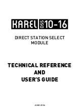 Предварительный просмотр 2 страницы Karel DSS10-6 Technical Reference And User'S Manual