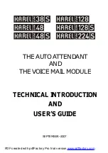 Preview for 2 page of Karel EVM128 Technical Reference And User'S Manual