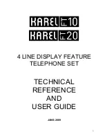 Предварительный просмотр 2 страницы Karel FT10 Technical Reference And User'S Manual