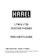 Предварительный просмотр 2 страницы Karel LT26-H User Manual