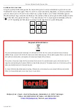 Предварительный просмотр 20 страницы Karella Premium Silver Owner'S Manual