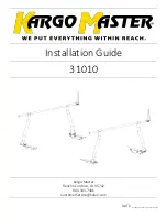 Preview for 1 page of Kargo Master 31010 Installation Manual