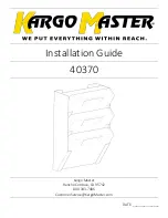 Предварительный просмотр 1 страницы Kargo Master 40370 Installation Manual