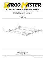 Preview for 1 page of Kargo Master 4081L Installation Manual