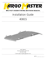 Preview for 1 page of Kargo Master 4081S Installation Manual