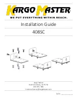 Kargo Master 408SC Installation Manual предпросмотр