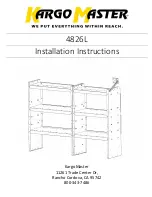 Kargo Master 4826L Installation Instructions предпросмотр