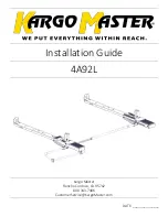 Kargo Master 4A92L Installation Manual preview