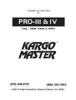 Preview for 1 page of Kargo Master PRO-III Assembly Instructions Manual