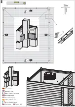 Preview for 20 page of Karibu 13164 Building Instructions