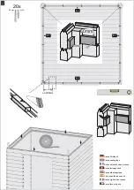 Preview for 12 page of Karibu 2630 Building Instructions