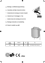 Karibu 37.468.25 Assembly And Operating Instructions Manual preview