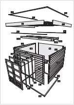 Preview for 3 page of Karibu 4310784 Building Instructions