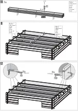 Preview for 10 page of Karibu 4310794 Building Instructions