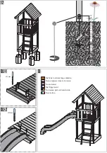 Предварительный просмотр 16 страницы Karibu 63823 Building Instructions