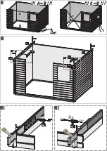 Preview for 8 page of Karibu 67812 Building Instructions