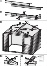 Preview for 10 page of Karibu 67812 Building Instructions