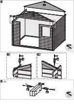 Preview for 8 page of Karibu 71753 Building Instructions